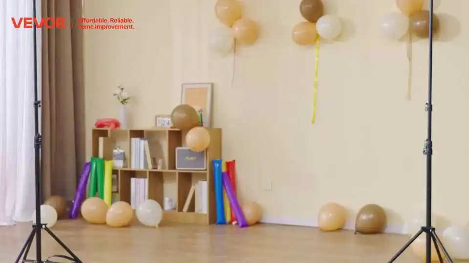 Demostración del soporte para fondos de alta resistencia VEVOR: Guía completa de configuración paso a paso, características y uso