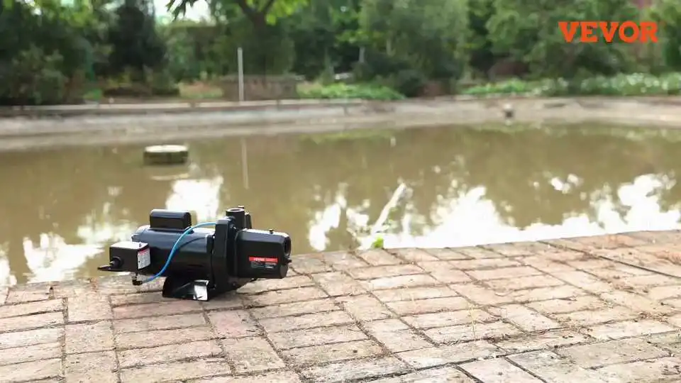 See the VEVOR Irrigation Booster Pump in Action Providing Steady Pressure and Reliable Water Supply for Sprinklers and Drip Systems