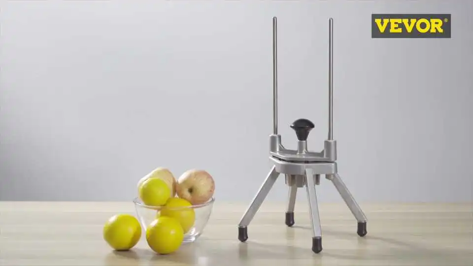 Watch Usage Guide of VEVOR Lemon Wedge Cutter for Quick Slicing