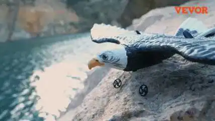 Real-shot demonstration of VEVOR Toy RC Plane with eagle-like flight, durable EPP build, and smooth, beginner-friendly controls.