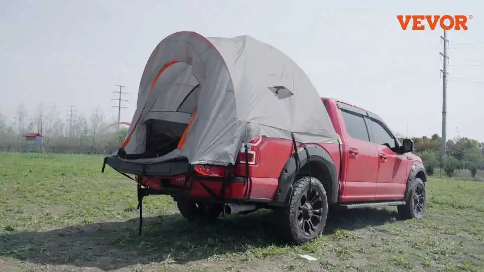 Schrittweise Anleitung und Installation des VEVOR LKW-Ladeflächen-Campingzelts