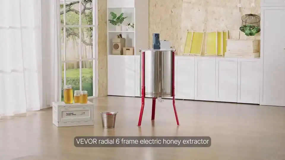 VEVOR Honey Extractor Spinner Demo – Step-by-Step Usage & Key Features