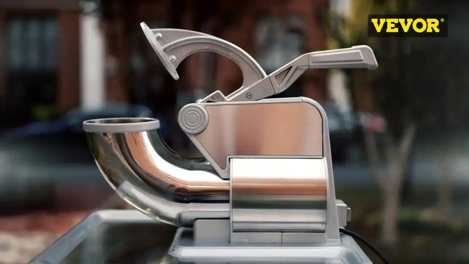 Vea cómo el dispensador de hielo picado VEVOR proporciona una trituración de hielo rápida y uniforme para bebidas, fiestas y uso comercial.