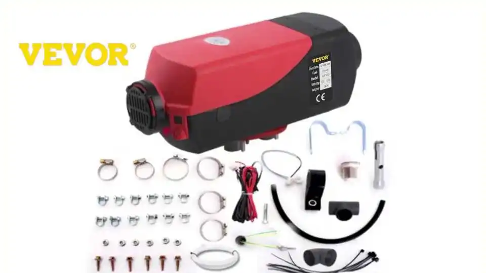 Riscaldatore diesel VEVOR da 8 kW per interni con display LCD e telecomando: riscaldamento potente e a basse vibrazioni per veicoli