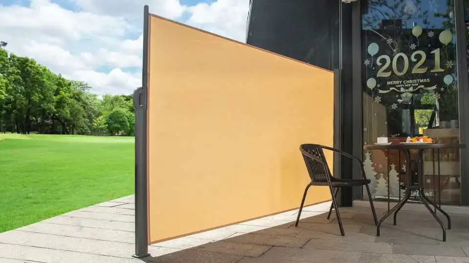 VEVOR Einziehbare Seitenmarkise – Wetterfester, langlebiger und einfach zu montierender Aluminium-Sichtschutz für den Außenbereich