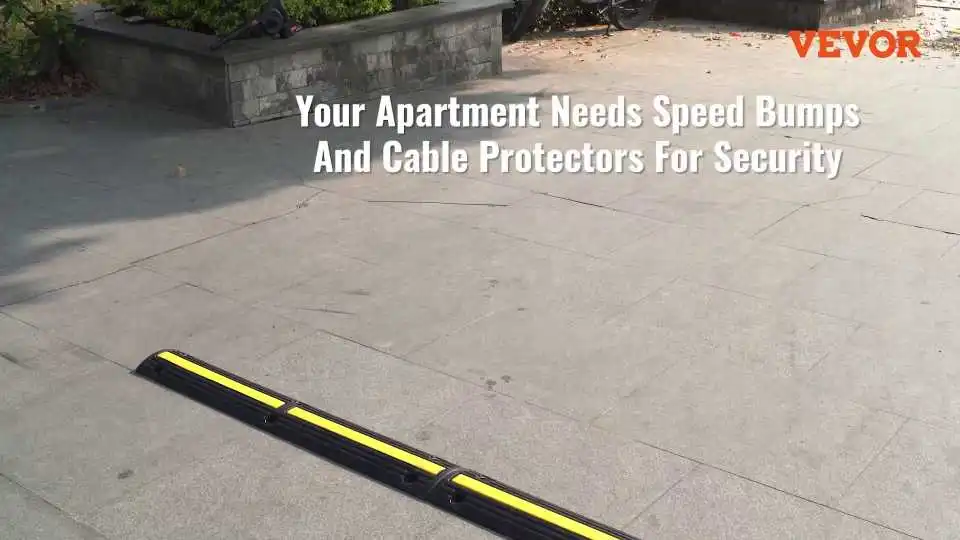 VEVOR Cable Protector Ramps – Waterproof, Wear-Proof, Durable  Protector Ramps For Securing Cables, Wires, and Hoses. Watch The Video For Installing Them Easily