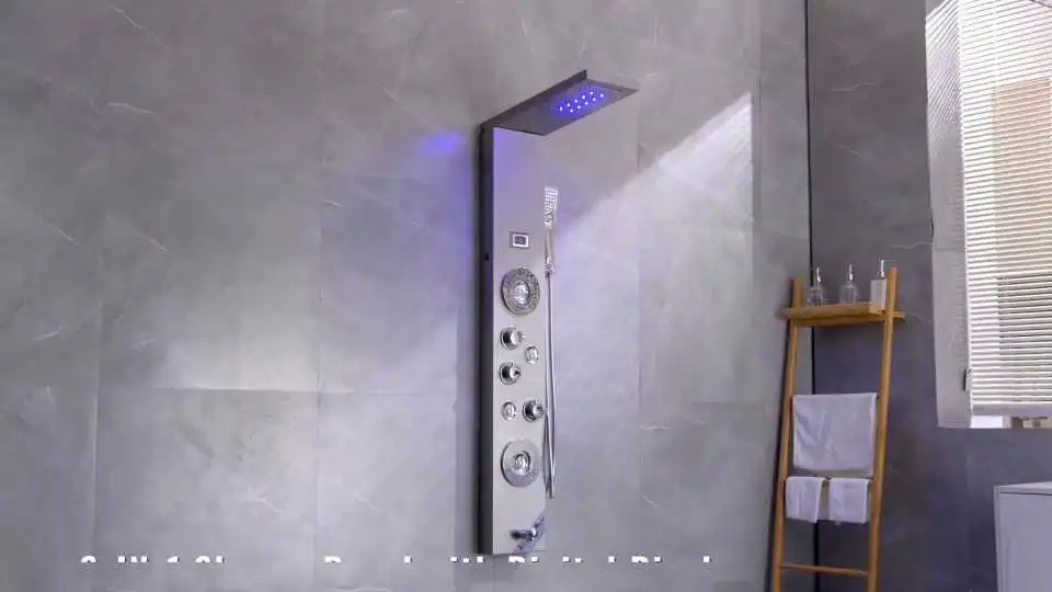 VEVOR Bestes Duschpaneelsystem – Videodemonstration dieses Duschpaneelsystems mit 6 Duschmodi. Hergestellt aus rostfreiem und korrosionsbeständigem Edelstahl.