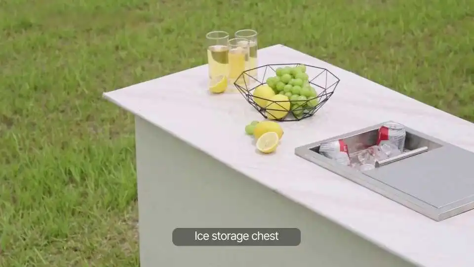 Guía paso a paso: Transforma tu cocina exterior con la hielera empotrable VEVOR