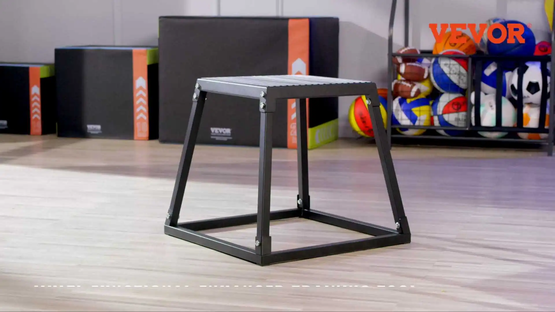 Vea nuestra demostración en vídeo del cajón pliométrico que muestra un diseño duradero, una estabilidad antideslizante y un rendimiento seguro para el entrenamiento de salto, ideal para atletas y entusiastas del fitness.