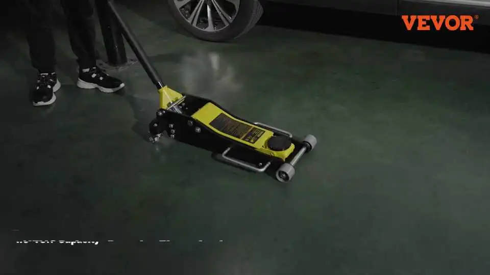 Bekijk hoe u de Racing Floor Jack gebruikt: handleiding voor snel heffen met een aluminium constructie van 1,5 ton