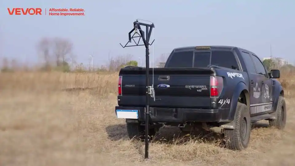 Guarda come il gancio di traino VEVOR per camion trasforma il sollevamento di carichi pesanti con un design durevole, una facile installazione e un funzionamento fluido nella dimostrazione video della vita reale