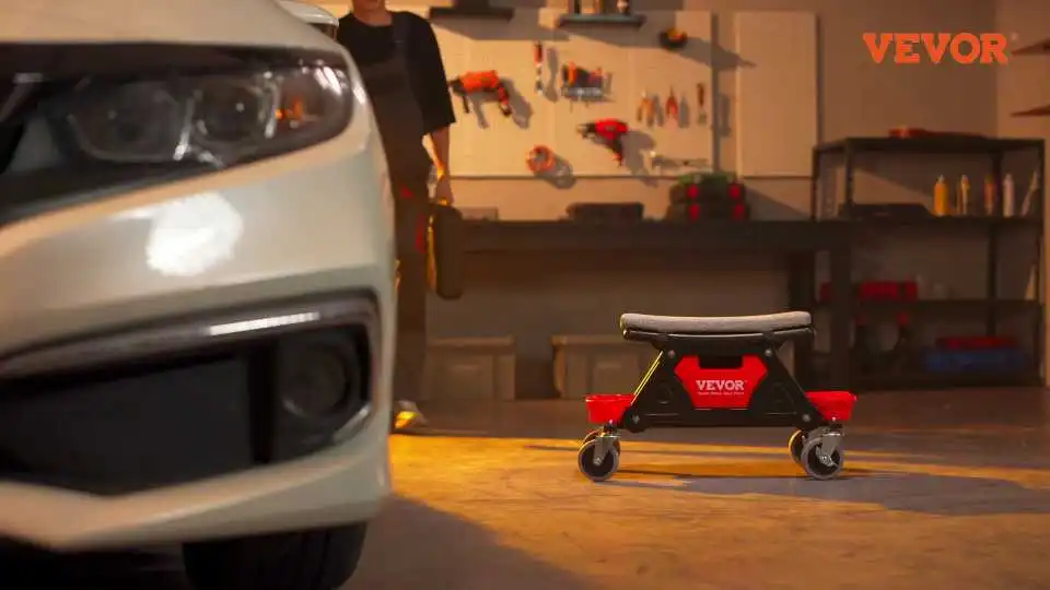 VEVOR Mechanics Kruk met Wielen Demo: Stap-voor-stap handleiding, gebruik en functies