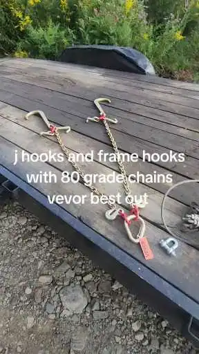 Watch VEVOR Tow Chain Hooks Demo: Step-by-Step Guidance for Safe & Secure Hooking
