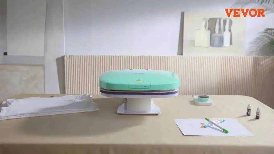 VEVOR Auto Heat Press 12x15in – Effortless T-Shirt Printing with Automatic Pressure