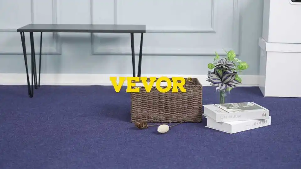 Vea cómo la alfombra náutica azul VEVOR transforma los suelos de los barcos con una alfombra de grado marino duradera y antideslizante para un rendimiento duradero