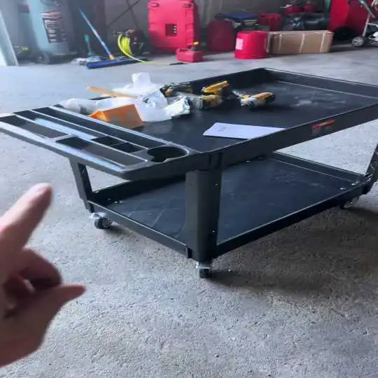 Watch & Guide: VEVOR Plastic Rolling Cart with Drawers