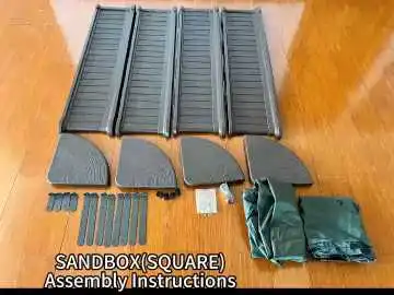 VEVOR Kids Sandbox con copertura: caratteristiche e installazione: guida passo passo