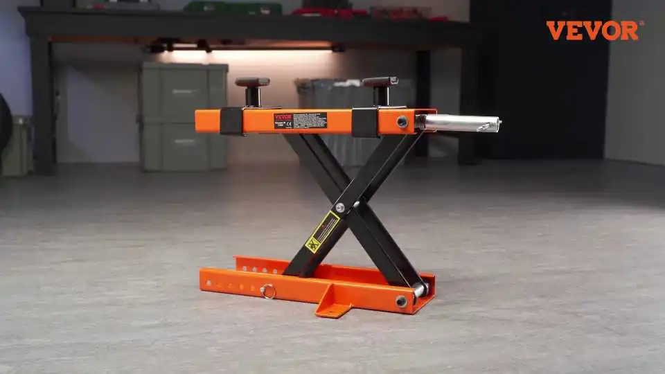 Fullguide on using the VEVOR Motorcycle Scissor Jack Lift for safe and reliable bike lifting,