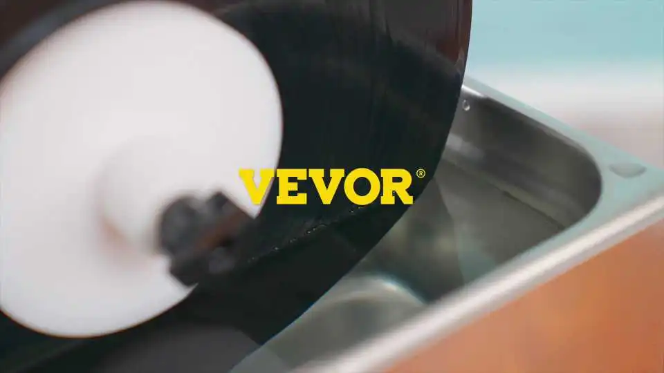 Cómo usar el limpiador ultrasónico de discos de vinilo VEVOR: Guía paso a paso