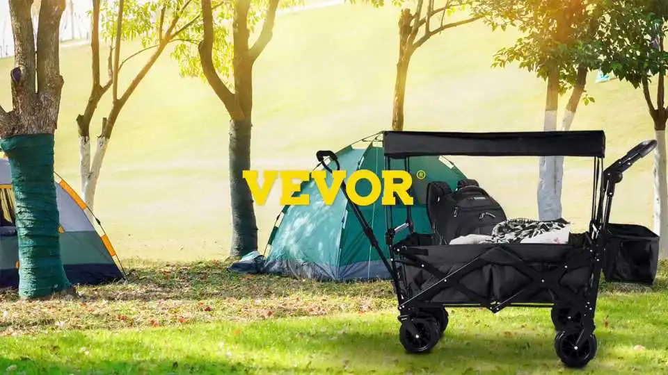 VEVOR Garden Wagons Carts with Heavy-Duty Waterproof Tarps - Watch How These Carts Get Maximum Protection