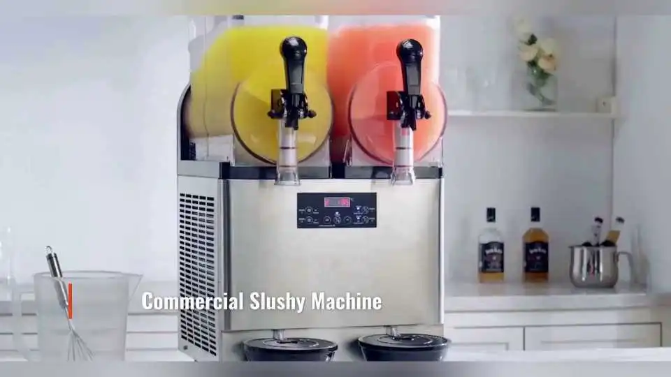 Watch How the VEVOR Commercial Slushie Machine Delivers High Capacity, Quick Cooling, and Smooth Frozen Drinks for Businesses and Events