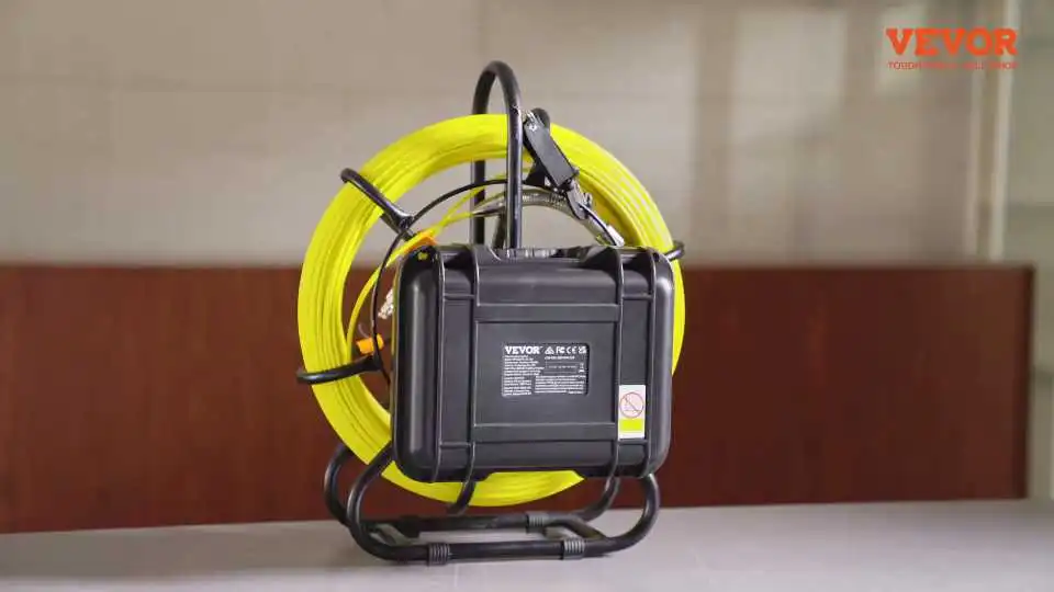 Watch How the VEVOR Sewer Camera with Locator Simplifies Sewer Inspection with Clear Imaging, Rotating Camera, and Accurate Real-Time Location Tracking