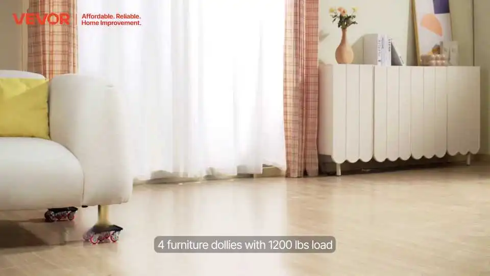 Sposta oggetti pesanti facilmente con il carrello per mobili VEVOR Heavy Duty — Demo passo dopo passo
