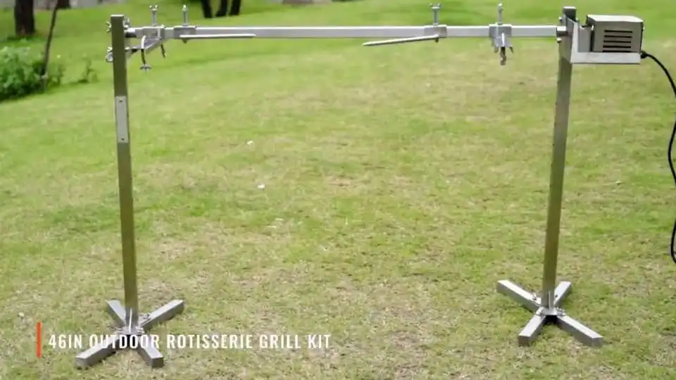 VEVOR Electric BBQ Grill - Video Demonstration Of This 46” Stainless Steel Height Adjustable Grill Kit Capable of Holding 132 LBS Of Meat