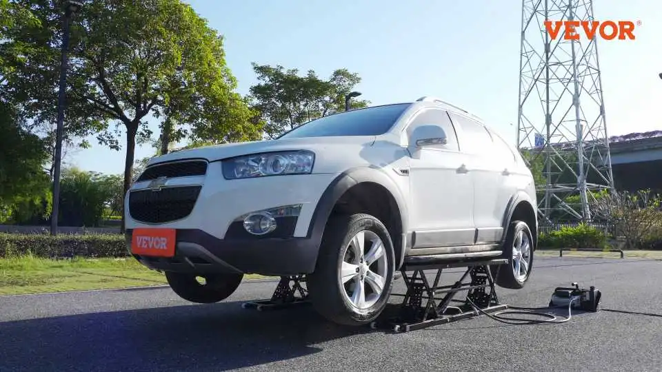 Step By Step Demo: VEVOR Portable Car Lift For Home Garages Setup, Hydraulic Operation, Safety Features