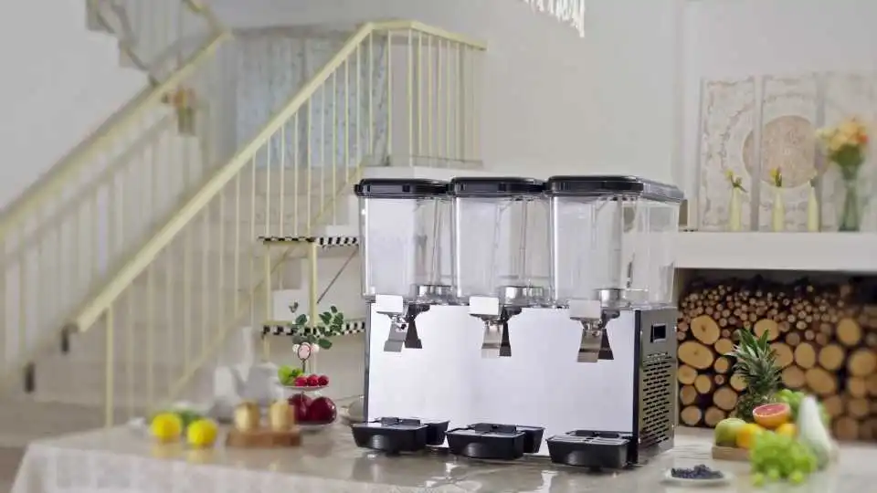 Cómo llenar, ajustar la temperatura y servir bebidas con el dispensador de bebidas comercial VEVOR