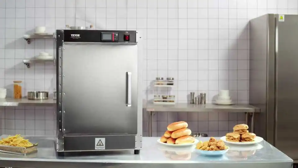 VEVOR Portable Hot Box Food Warmer - A Step-By-Step Guide To Operate This 5-Tier Large Capacity Food Warmer With Adjustable Shelves For Convenient Storage.