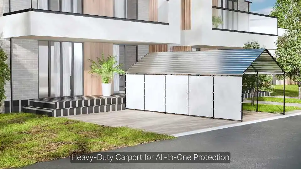 Watch This Carport Canopy in Action – Real-Life Setup, Weather Test, and Full Feature Walkthrough for Outdoor Protection