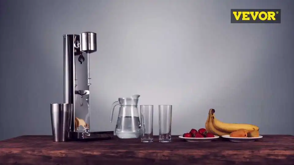 VEVOR Milkshake Mixer Machine: Fast Blending, Detachable Cup, and Great for Cafes & Beverage Stores