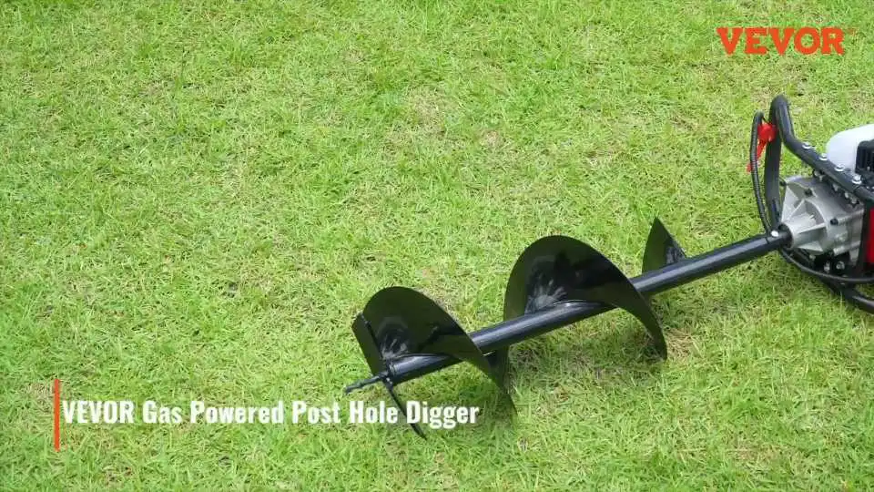 Step-by-Step Guide to Using the VEVOR Gas Powered Post Hole Digger Efficiently
