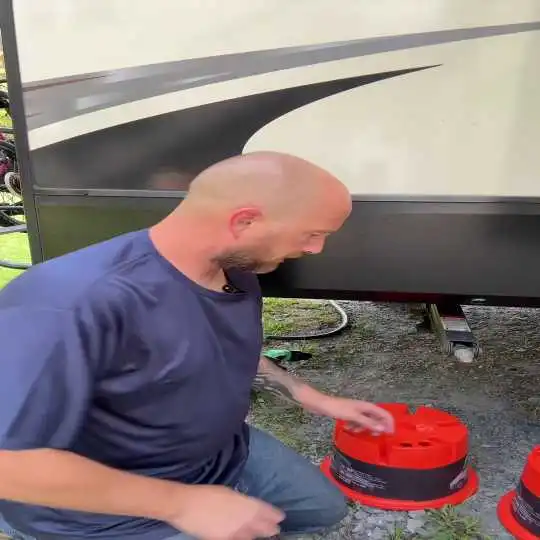 Watch the VEVOR RV Leveling Blocks Provide Heavy-Duty Support, Easy Handling, and Quick RV Leveling for Campers and Trailers