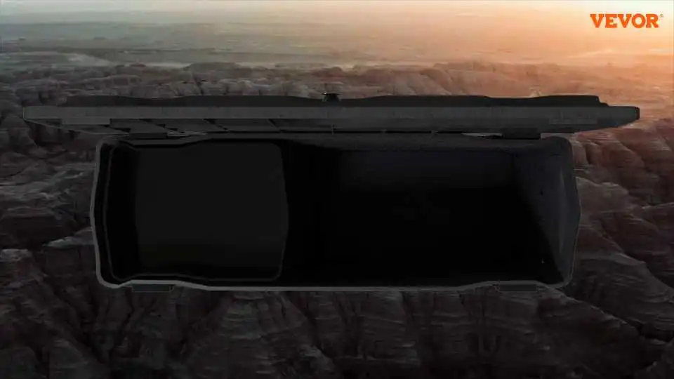 Vea cómo la caja de almacenamiento VEVOR para camionetas ofrece un almacenamiento de carga seguro, impermeable y organizado en cuestión de minutos.