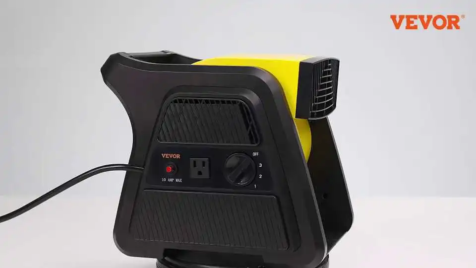 Vevor Utility Blower Fan: Demonstration of Strong Airflow, Quick Drying, and Portable Use
