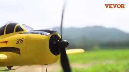 VEVOR Airplane with Remote Control Toy: A Step-by-Step Demonstration On Flying, Steering, and Landing the RC Plane with Ease