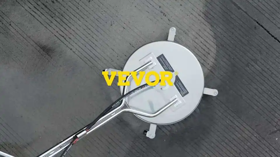 Hoe u de VEVOR commerciële oppervlaktereiniger voor hogedrukreinigers als een professional gebruikt