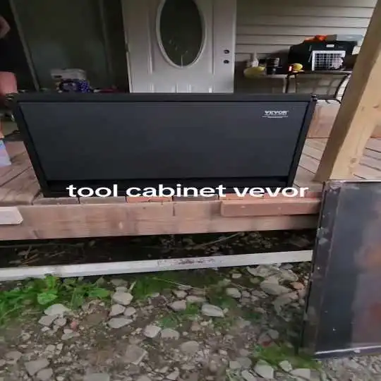 Watch the VEVOR Metal Storage Cabinets with Doors and Shelves in Action—Wall Mounted, Smooth Shocks, Removable Shelf, Strong Steel Build