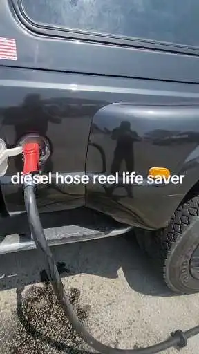 Watch How the VEVOR Fuel Hose Reel 3 4 Handles Real Fuel Truck Work