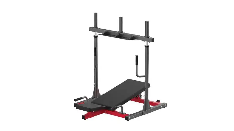 Sprzedam maszynę do wyciskania nogami VEVOR Home Leg Press - demonstracja wideo stylowej i wytrzymałej maszyny do wyciskania nogami z trzema regulowanymi poziomami poduszek pod głowę i oparcie, co umożliwia wykonywanie różnorodnych ćwiczeń.