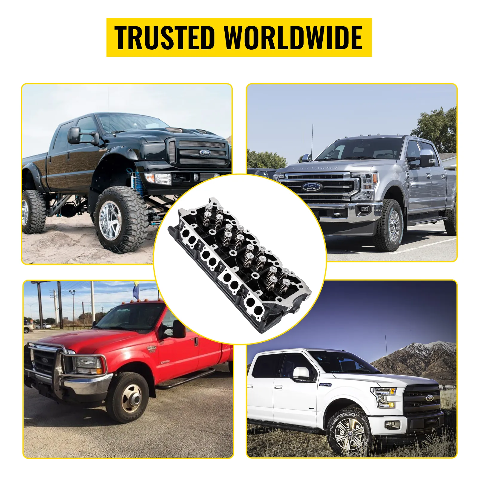 Camiones Ford de confianza en todo el mundo con reemplazo de culata VEVOR.