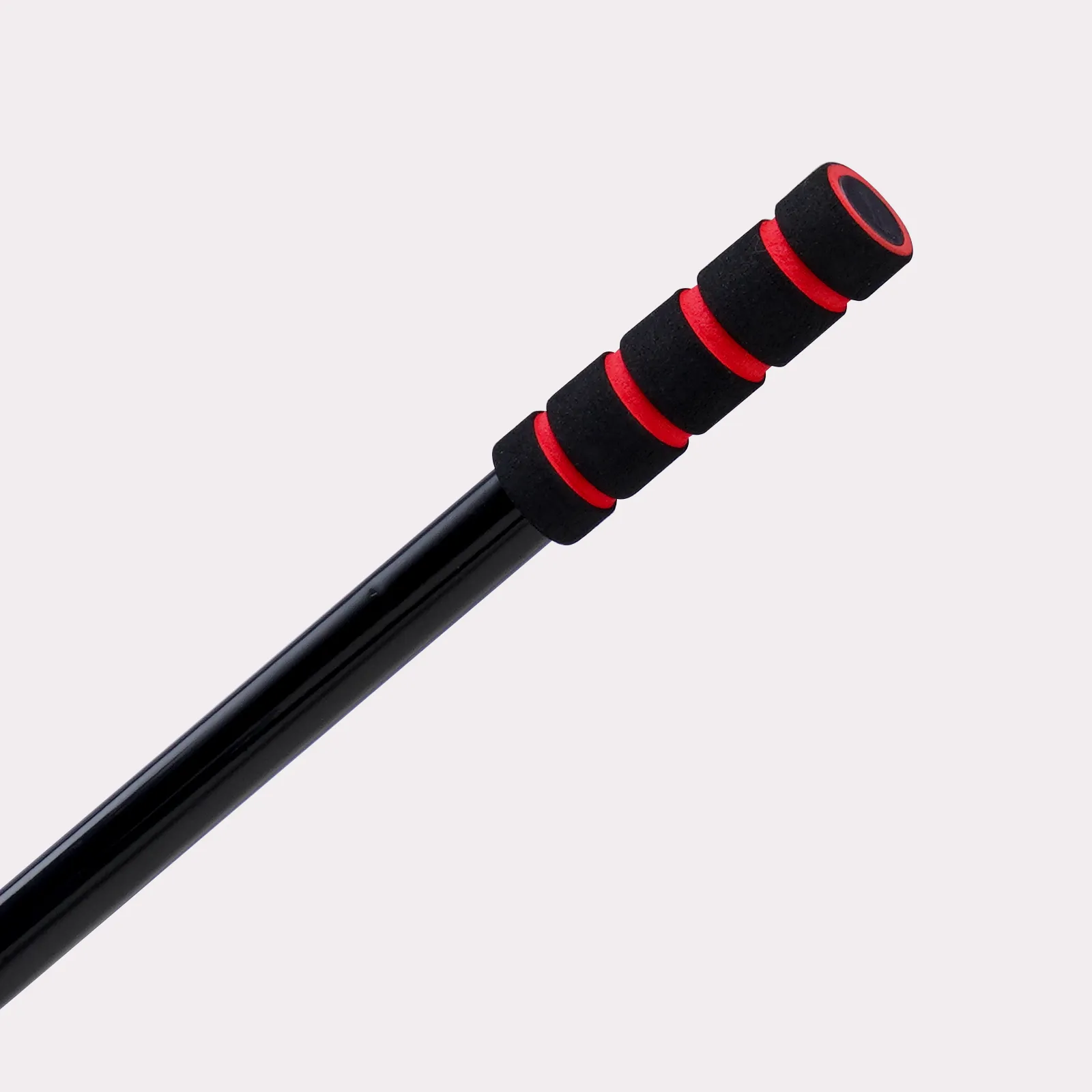 manillar negro con detalles en rojo, accesorio para kart hoverboard VEVOR.