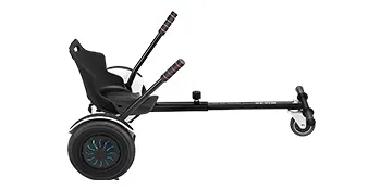 Accesorio de kart aerodeslizador VEVOR con asiento ajustable y controles de manillar.