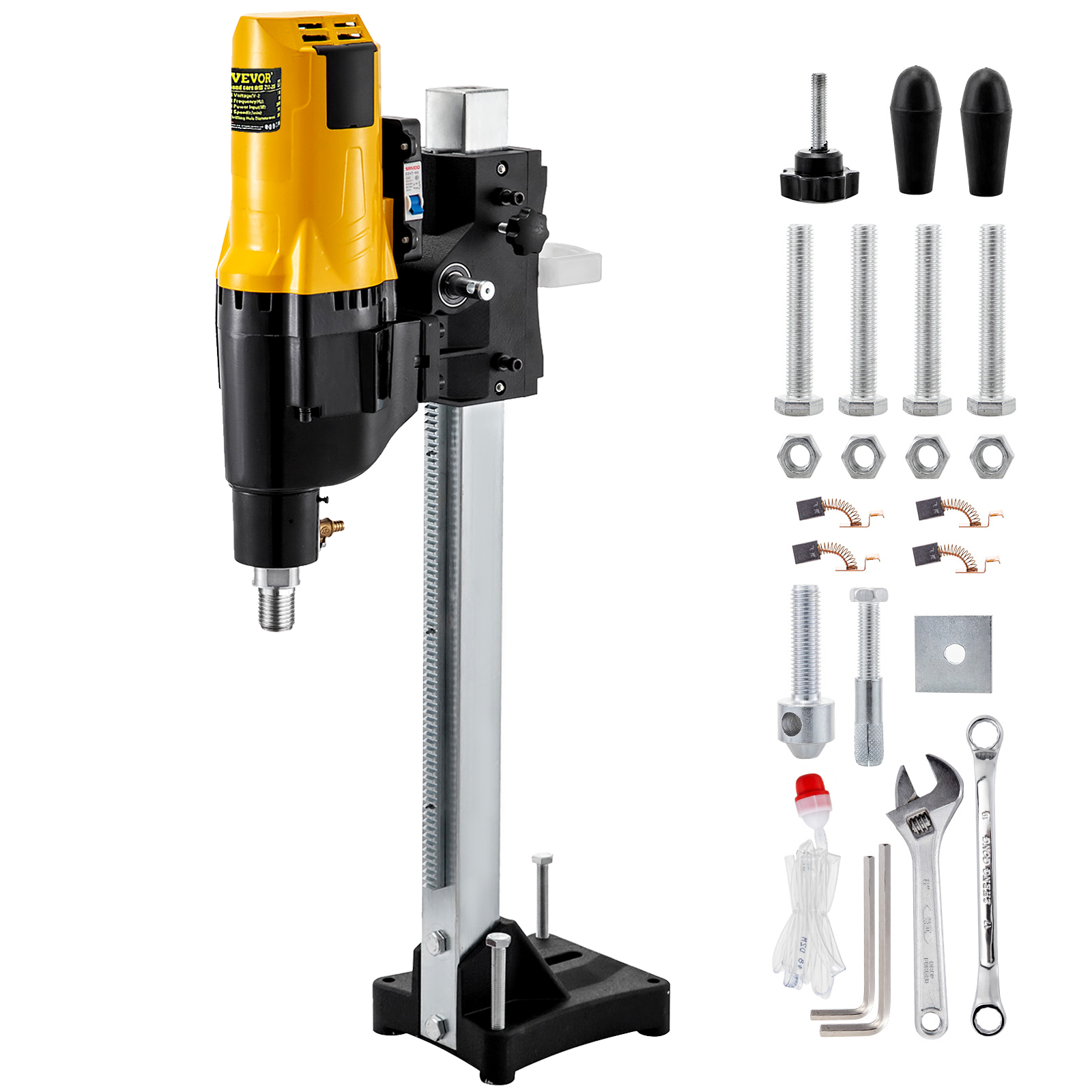 VEVOR Diamond Coring Machine, 4450W Reinforced Concrete Core Drill