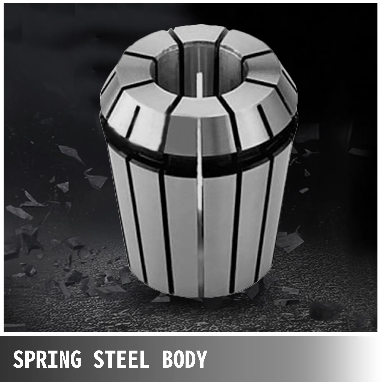 VEVOR er32 collet set with spring steel body.