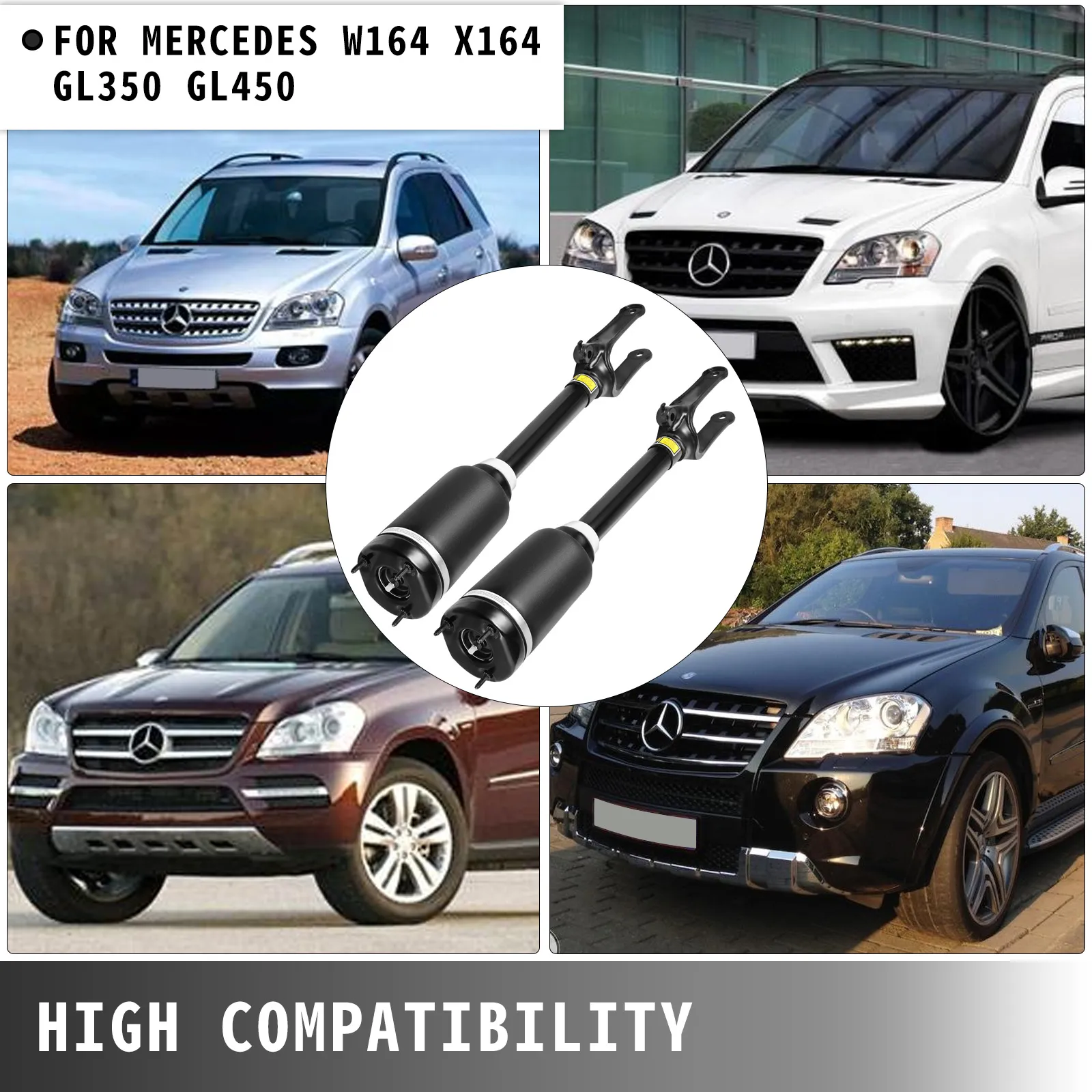 VEVOR mercedes w164 front air suspension compatible with w164, x164, gl350, gl450.