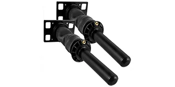 VEVOR air bags for international prostar, black cylindrical components with mounting plates.