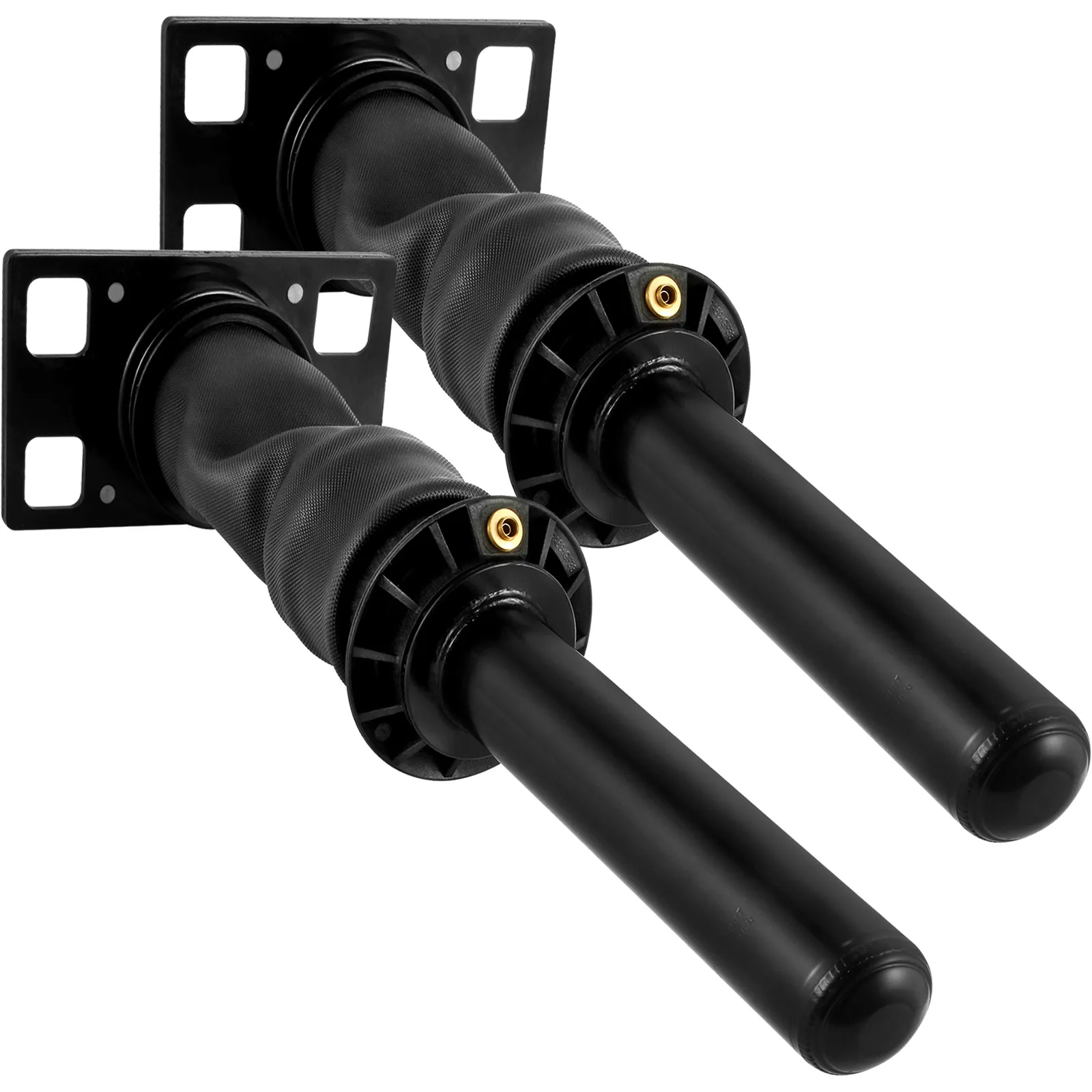 black VEVOR air bags for international prostar with mounting brackets.